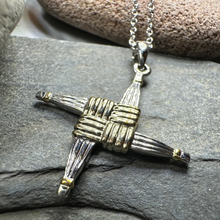 Load image into Gallery viewer, Saint Brigid Cross Necklace

