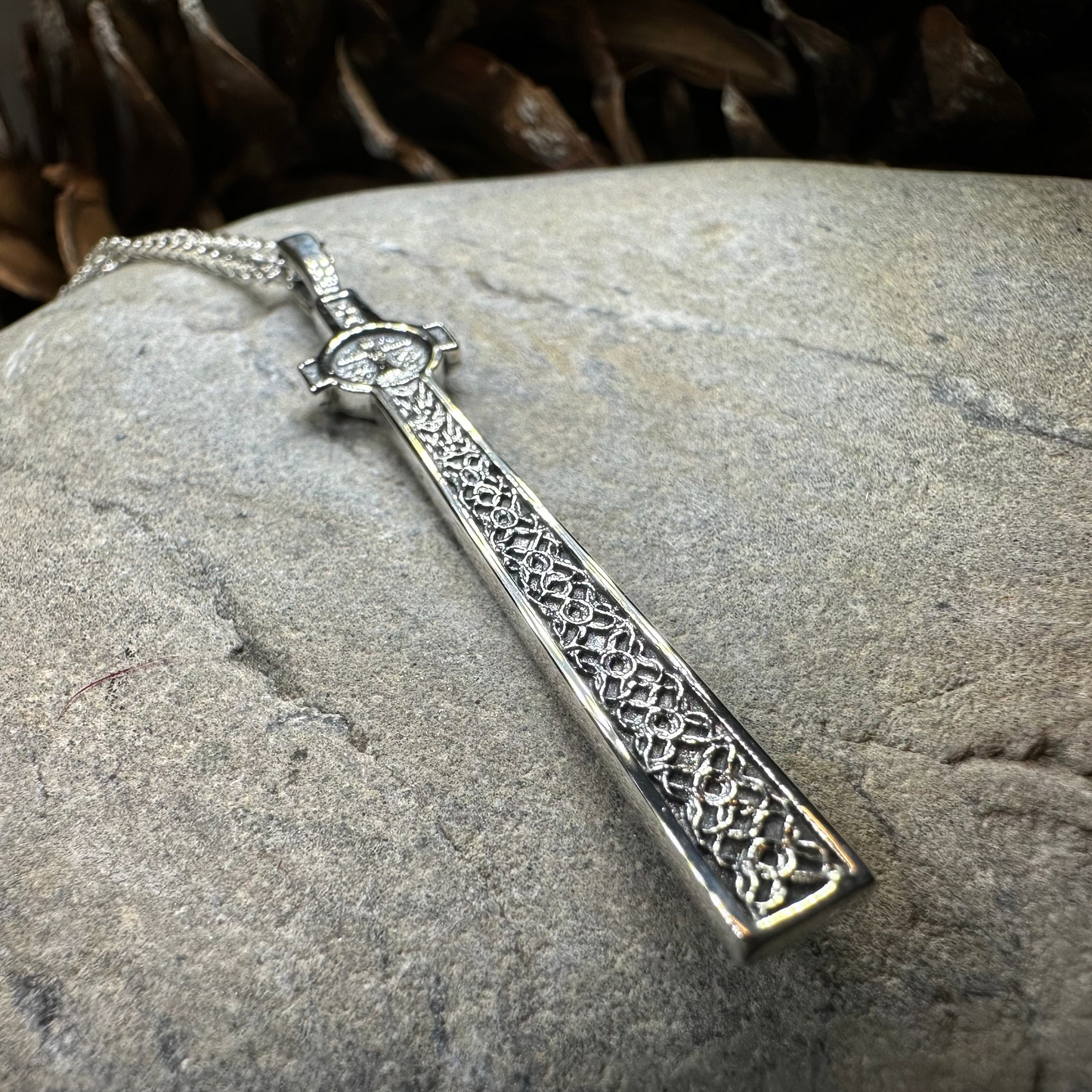 Scottish McLean's Celtic Cross Necklace — view 5