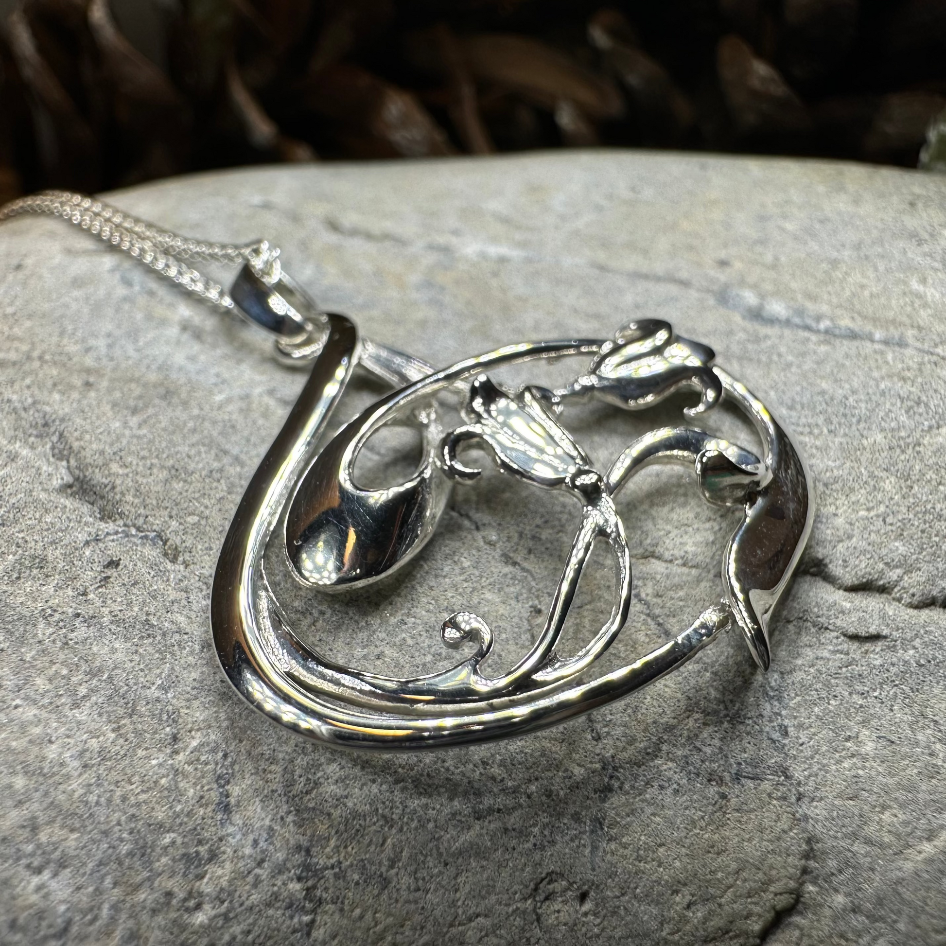 Bluebell Art Deco Necklace — view 3