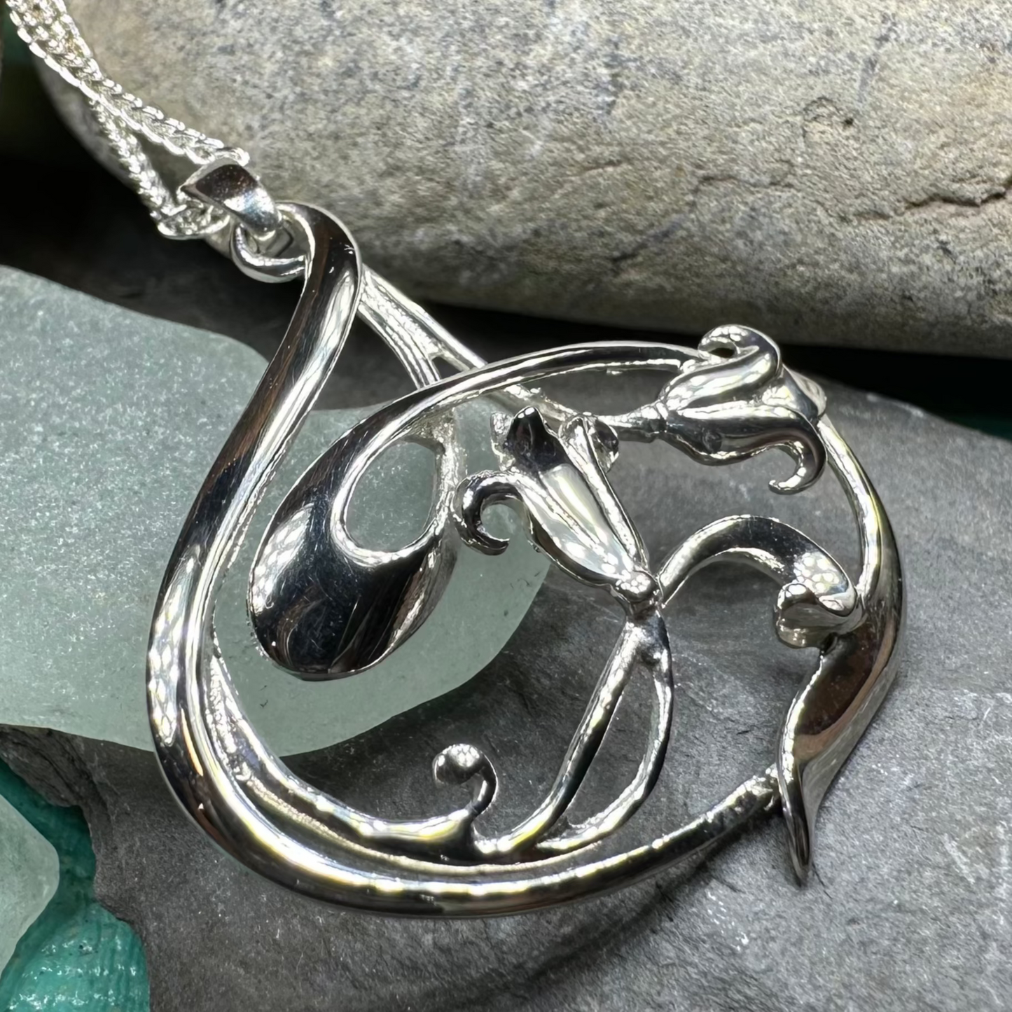 Bluebell Art Deco Necklace — view 2