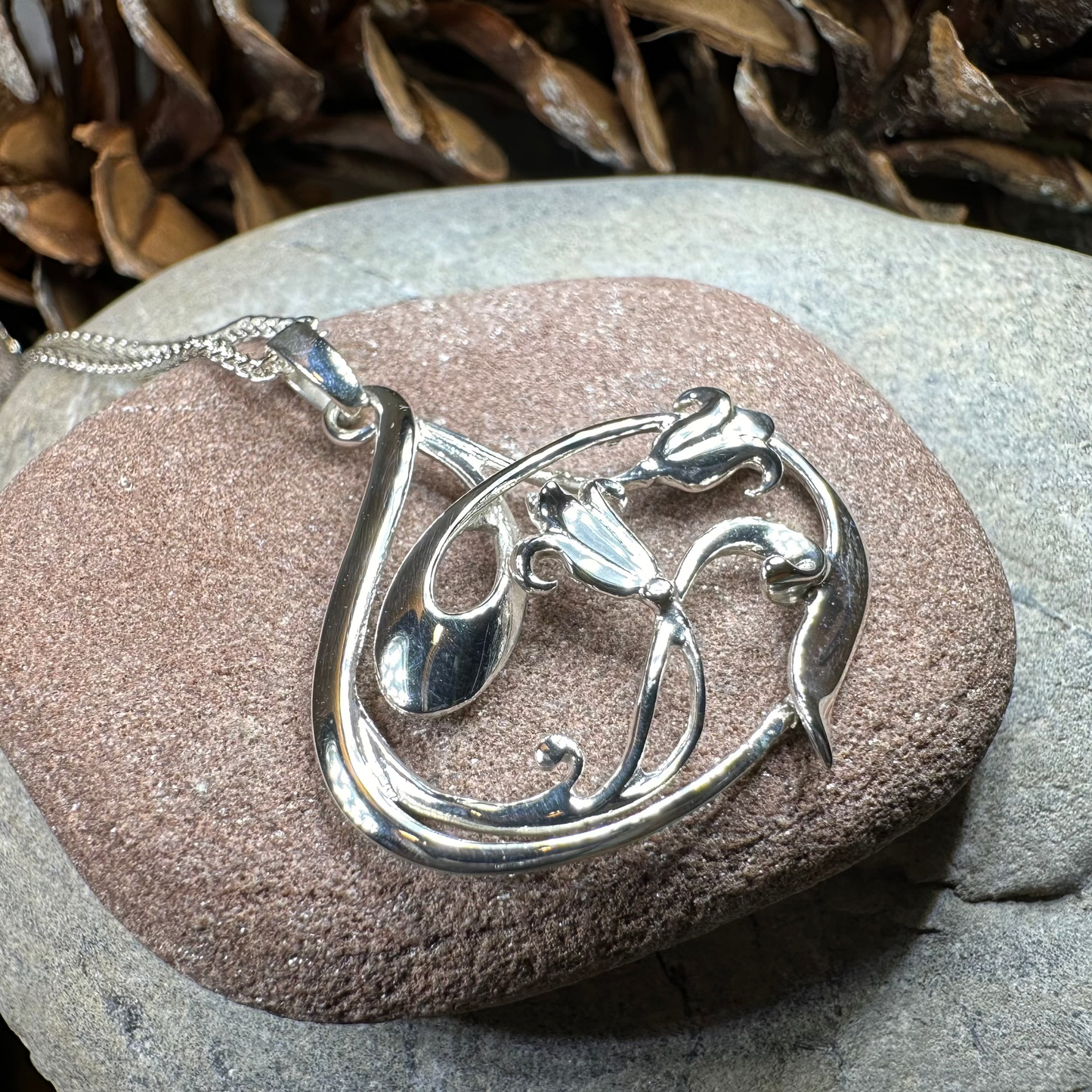 Bluebell Art Deco Necklace — view 4