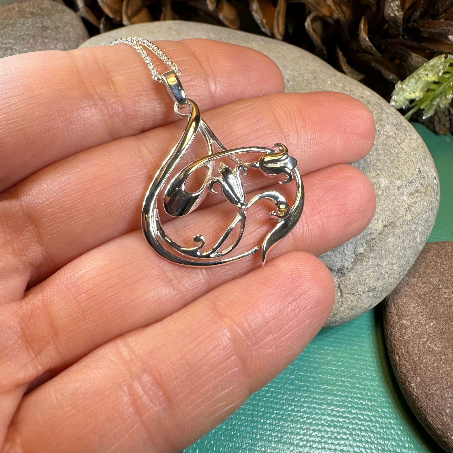 Bluebell Art Deco Necklace — view 5