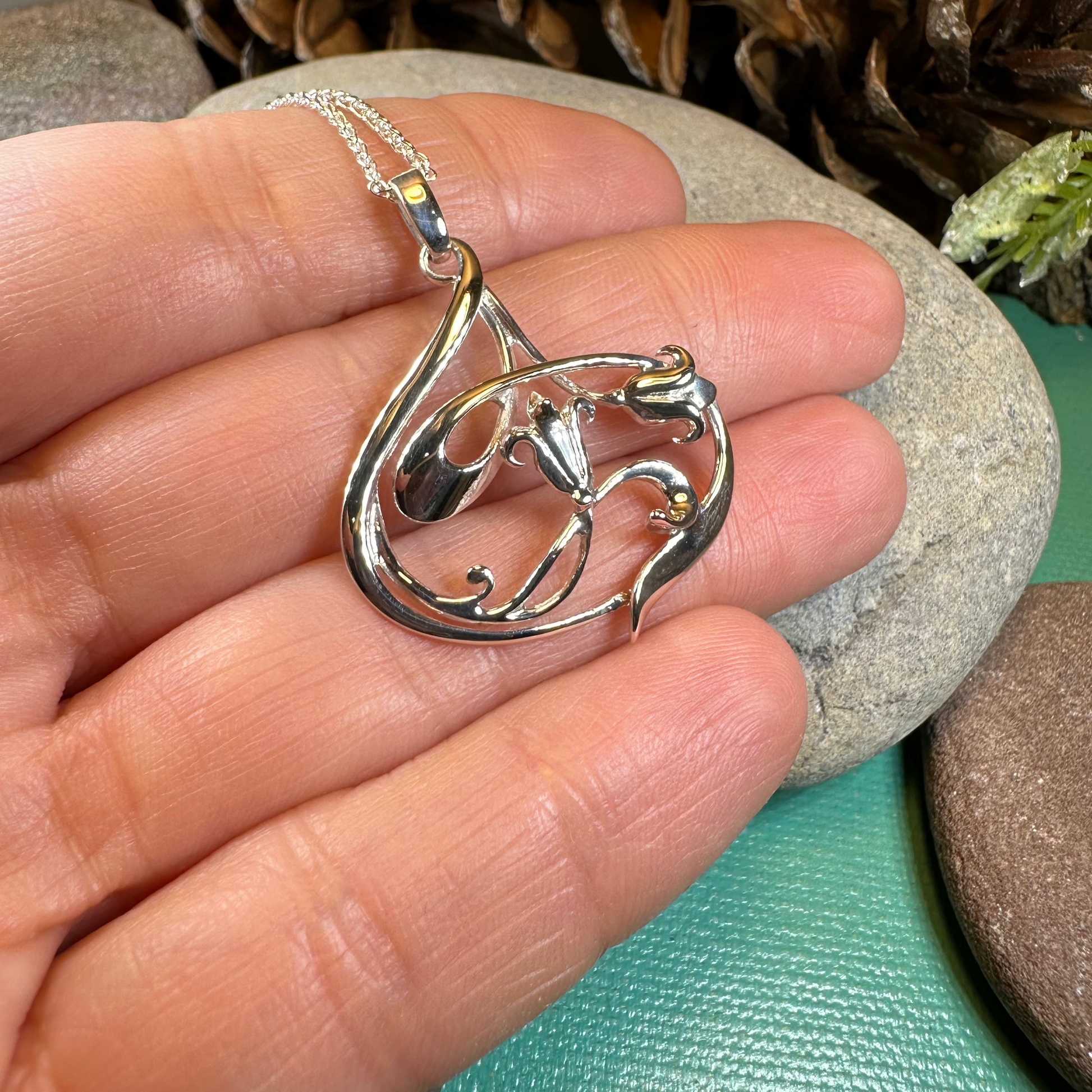 Bluebell Art Deco Necklace — view 5