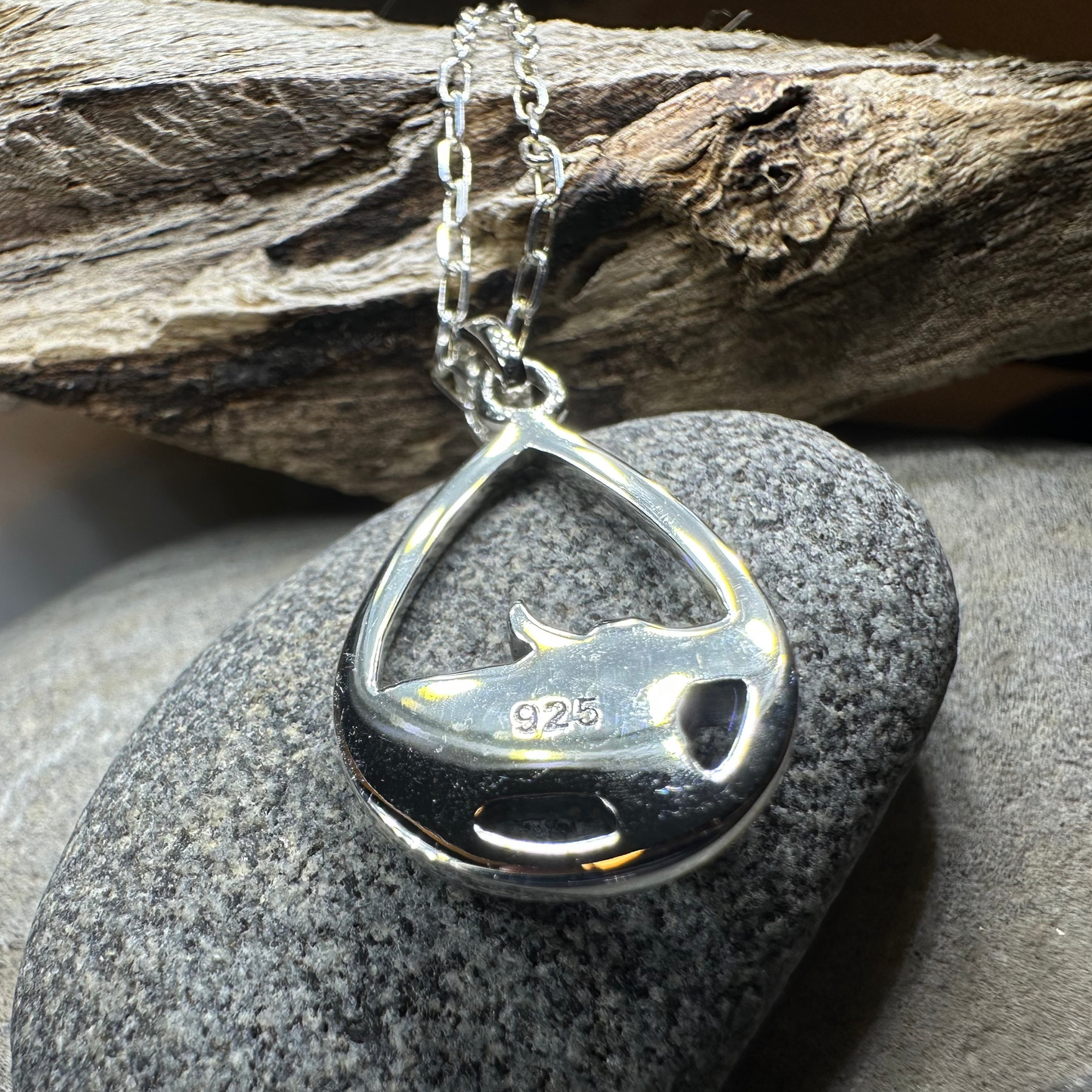 Little Hamish Highland Cow Necklace in Sterling Silver