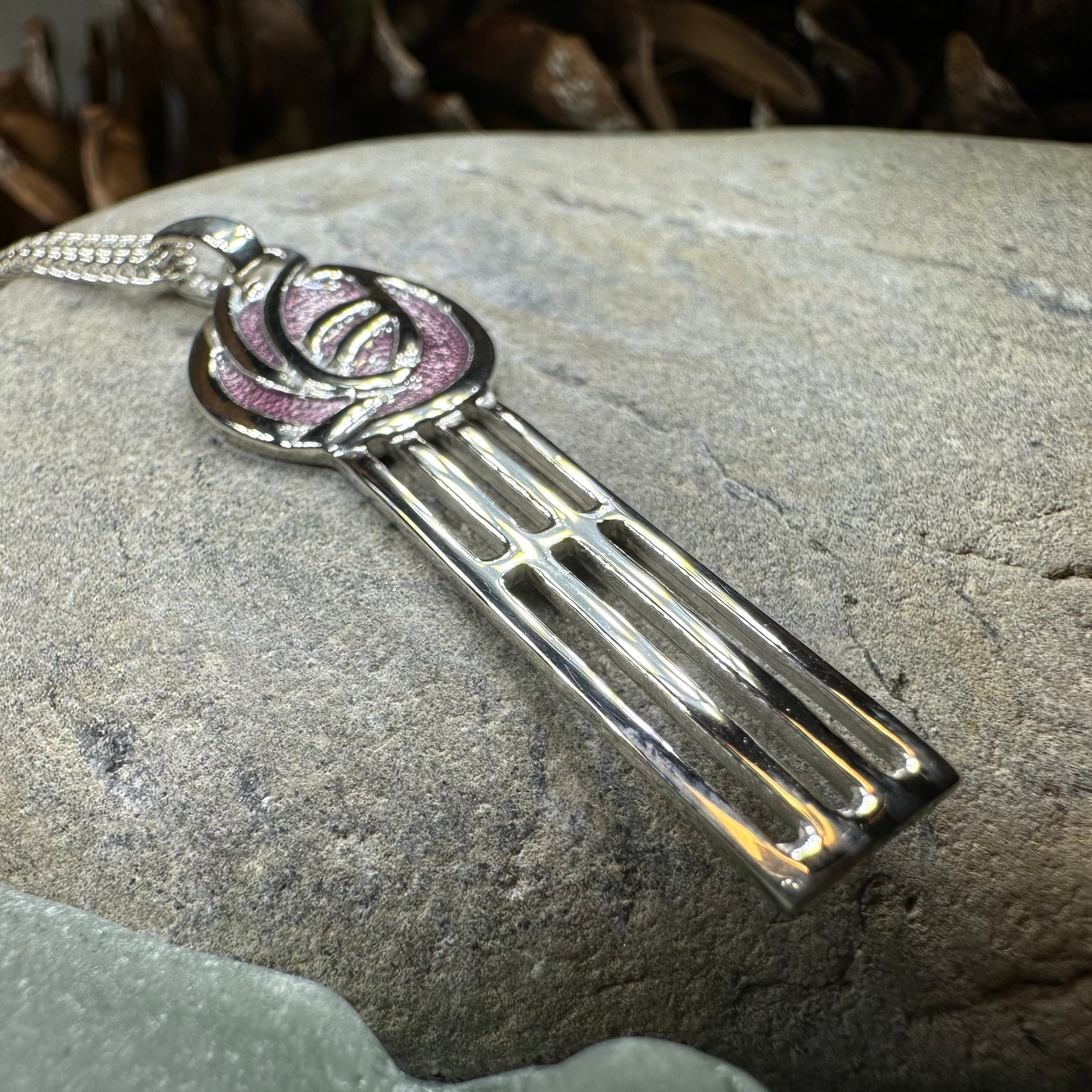 Mackintosh Beauty Rose Necklace - Made in Scotland