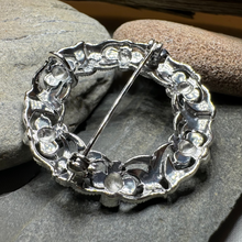 Load image into Gallery viewer, Loch Marcasite Celtic Knot Brooch
