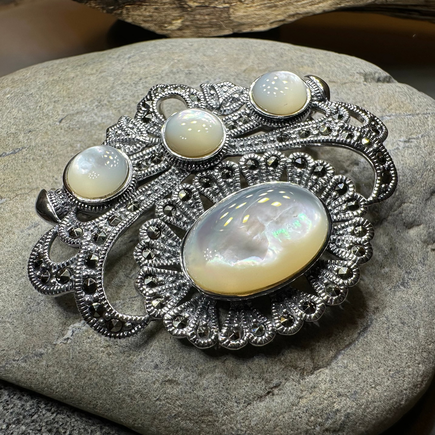 Analia Celtic Knot Brooch — view 3