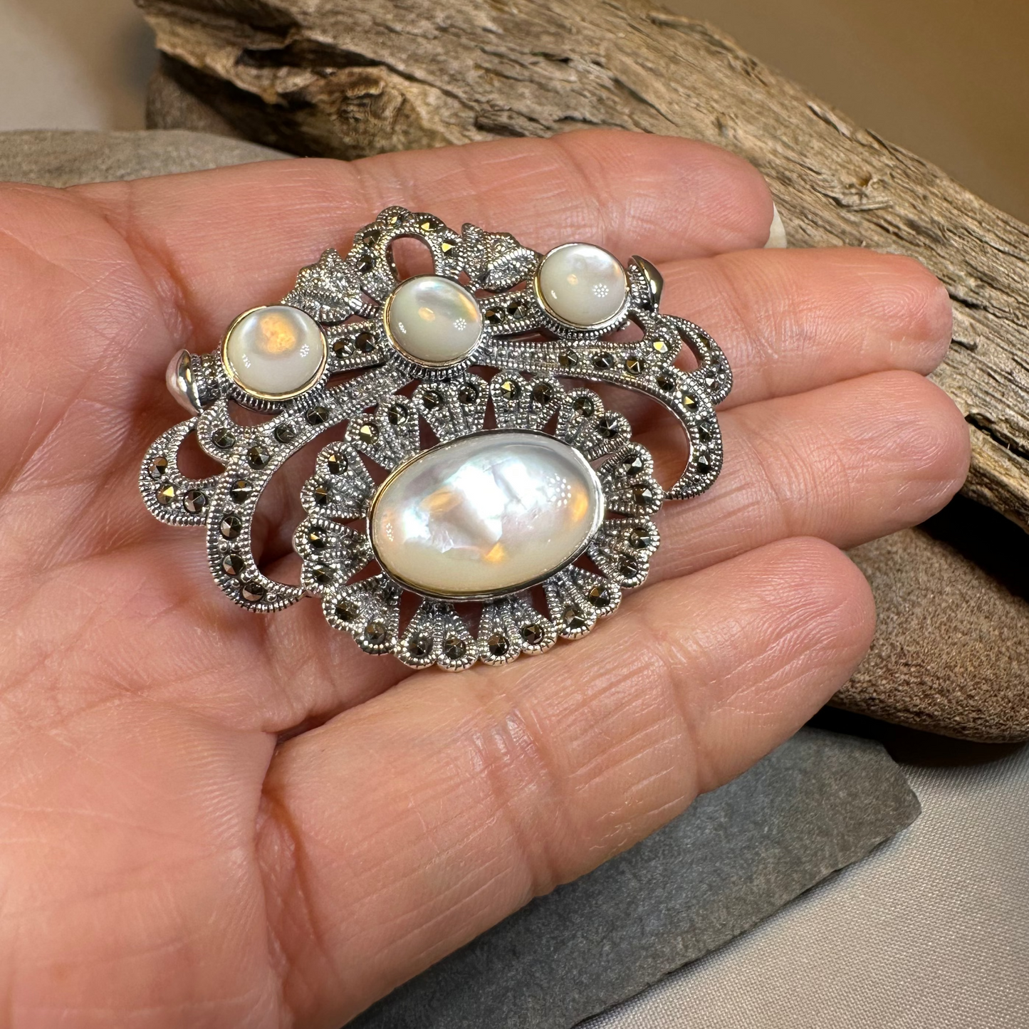 Analia Celtic Knot Brooch — view 8