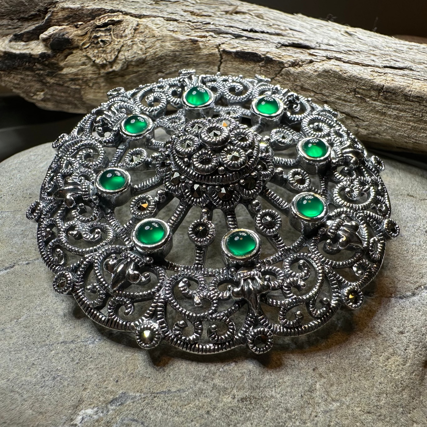 Donegal Celtic Knot Brooch in sterling silver