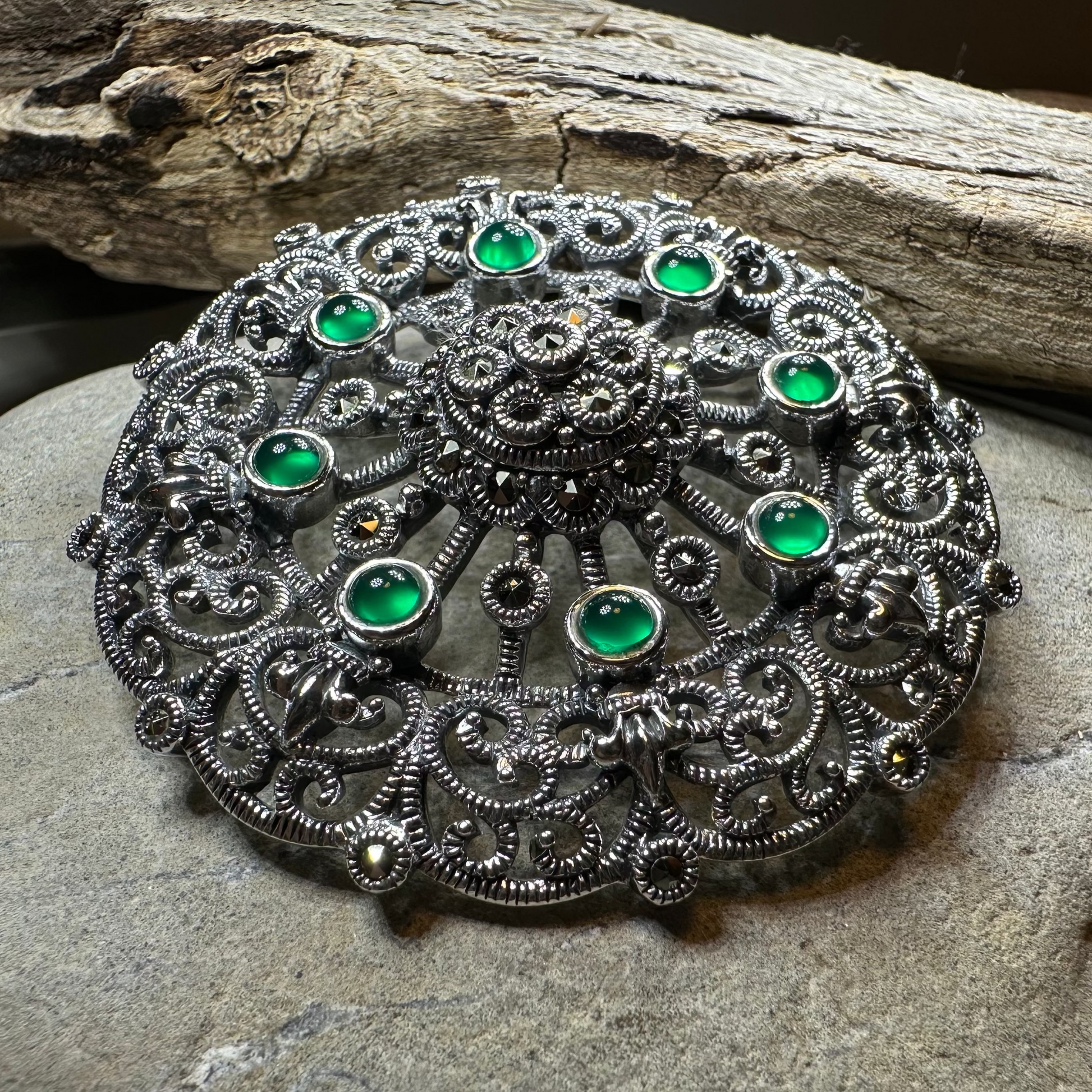 Donegal Celtic Knot Brooch in sterling silver