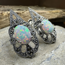 Load image into Gallery viewer, Love Knot Opal Earrings
