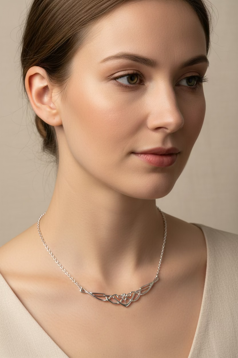 Natina Celtic Knot Necklace - Made in Scotland — view 5