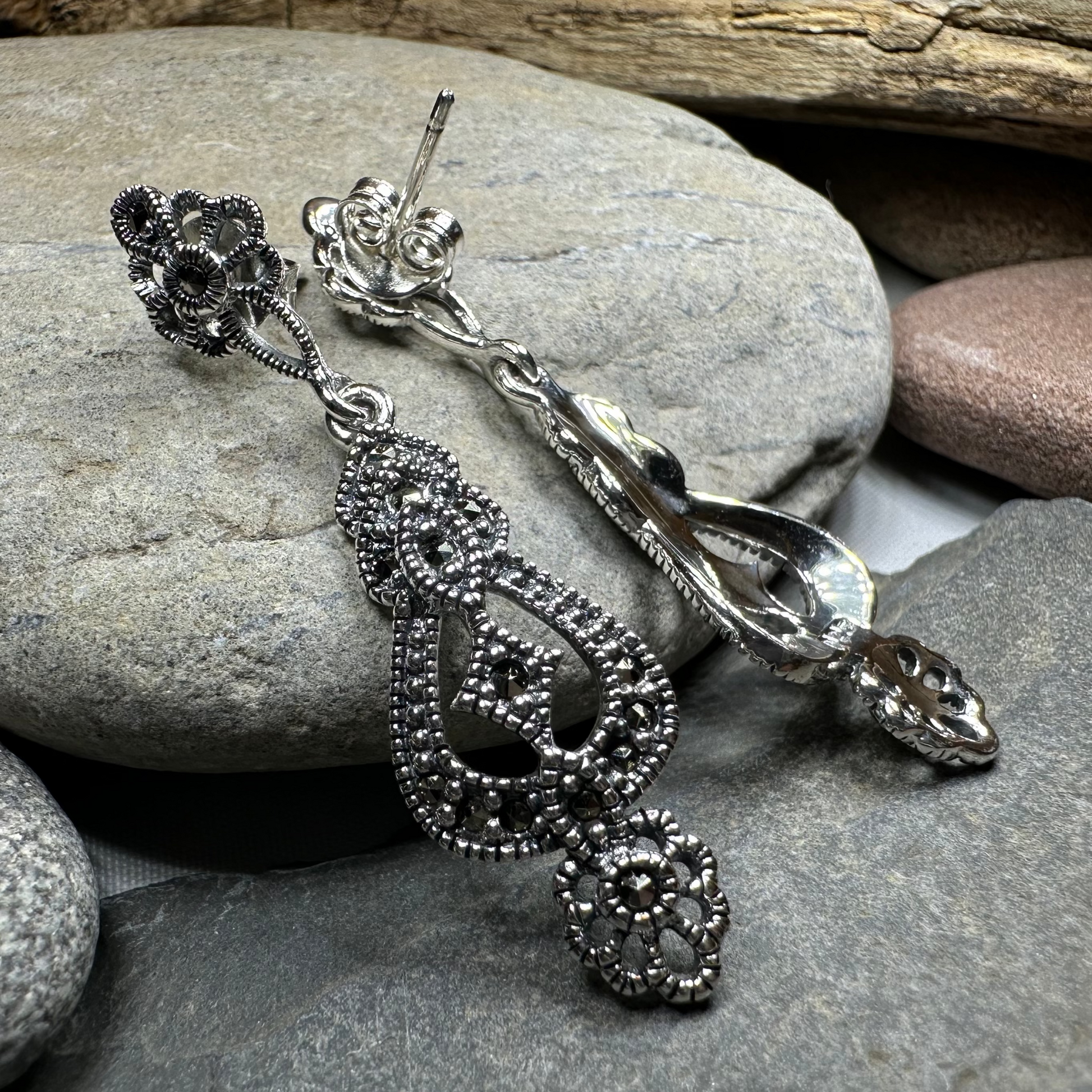Nessa Celtic Knot Earrings — view 7