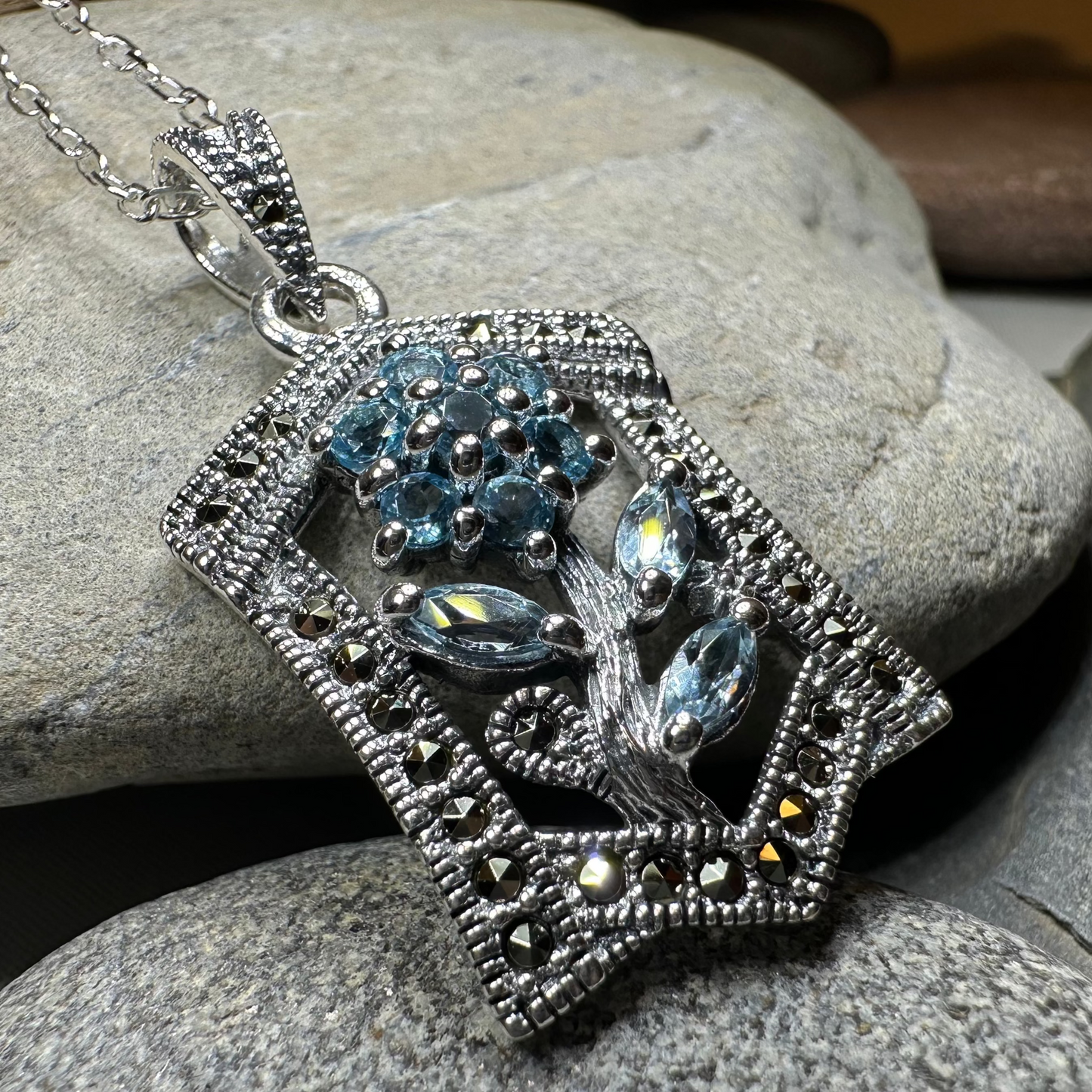 Celtic Flower Necklace — view 3