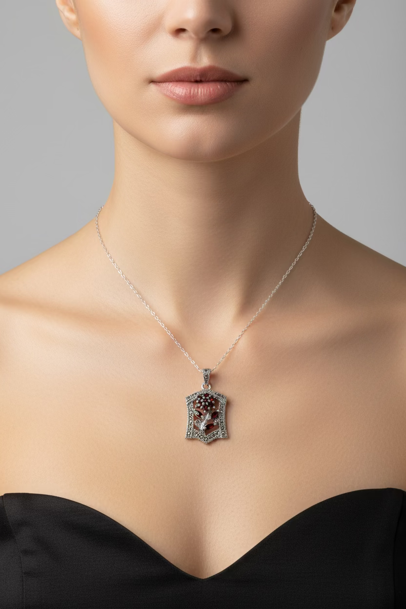 Celtic Flower Necklace — view 2