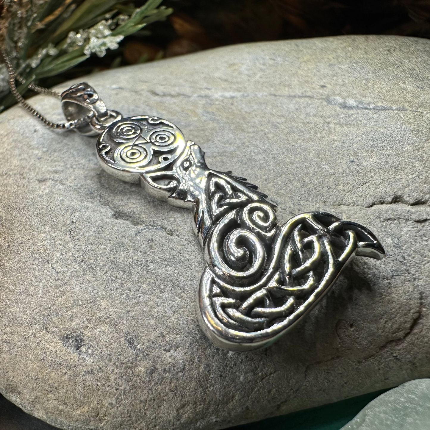 Celtic Forest Fox Necklace — view 6