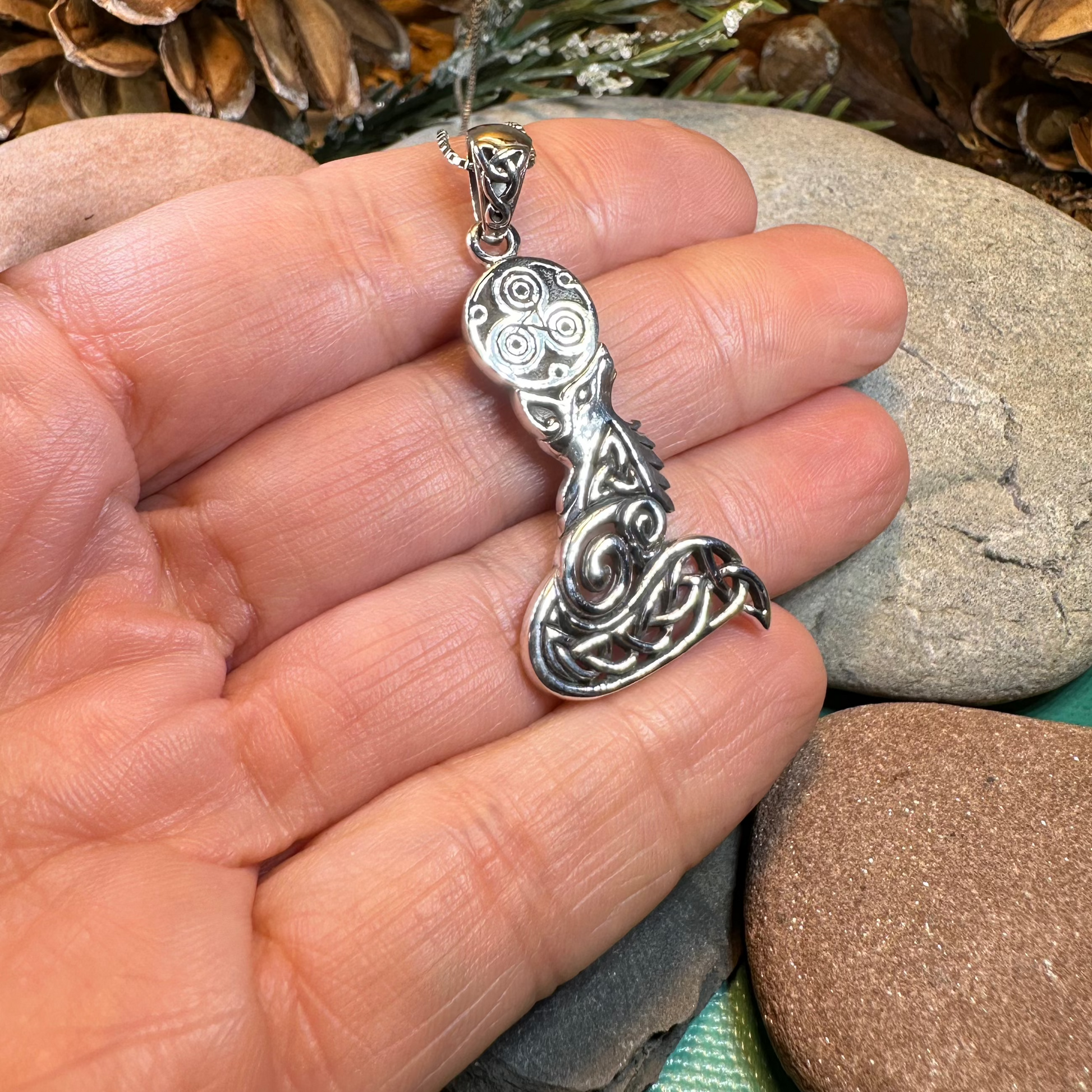 Celtic Forest Fox Necklace — view 4