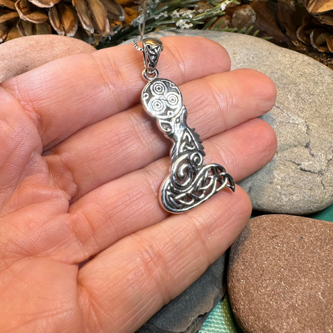 Load image into Gallery viewer, Celtic Forest Fox Necklace
