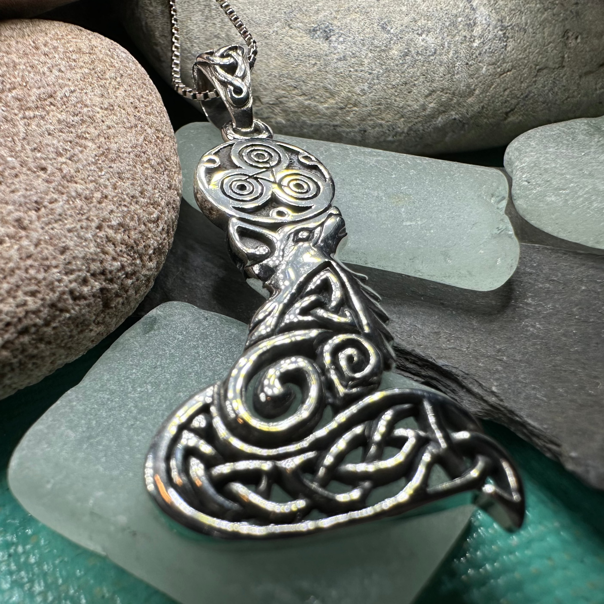 Celtic Forest Fox Necklace — view 5