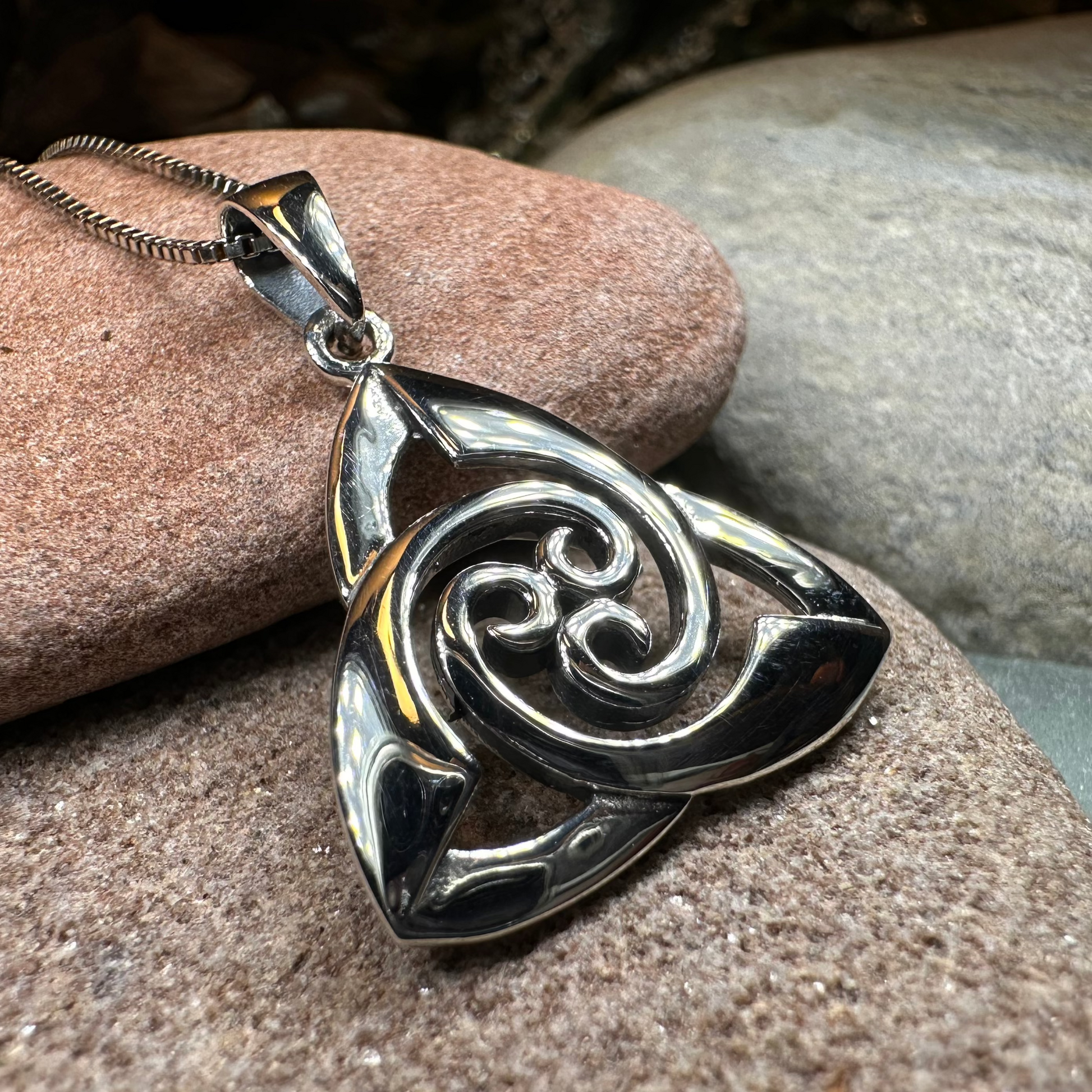 Devonna Trinity Knot Necklace — view 5