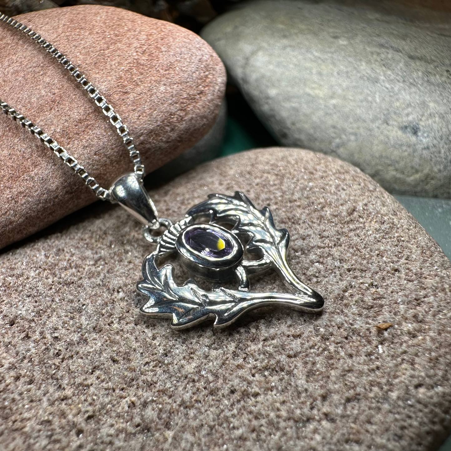 Argyll Thistle Necklace — view 8