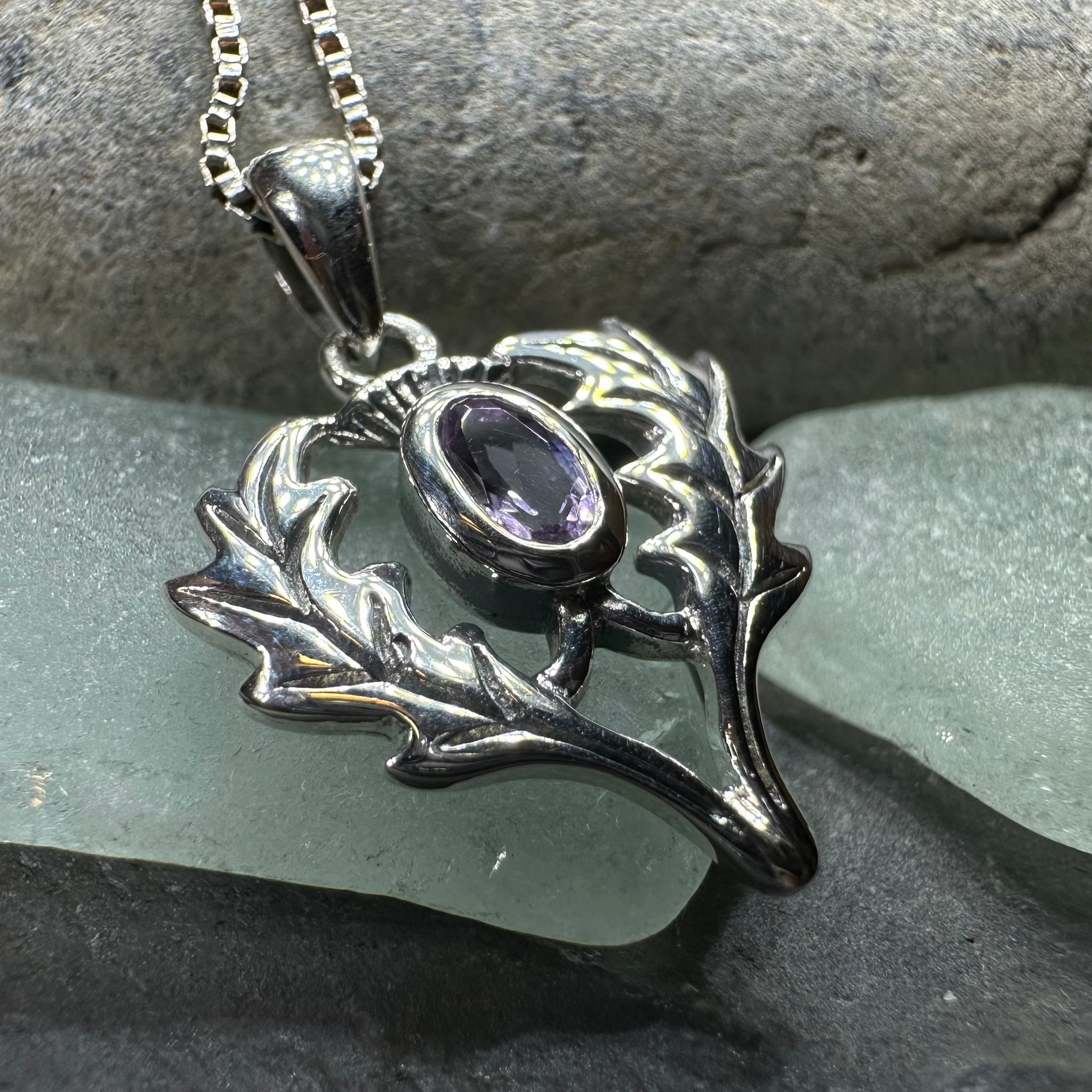 Argyll Thistle Necklace — view 5