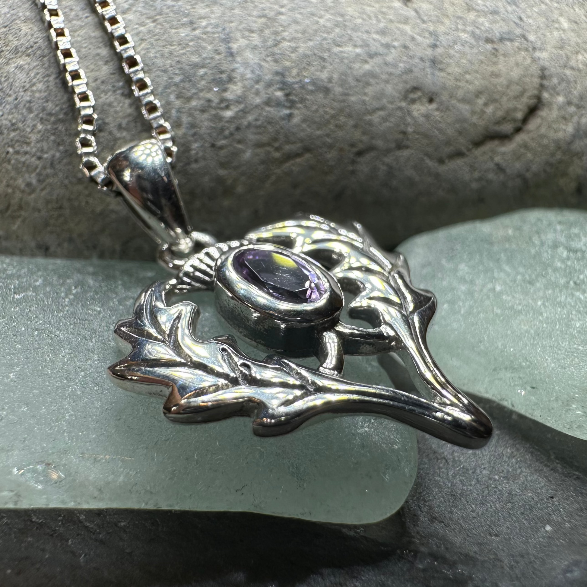 Argyll Thistle Necklace — view 4
