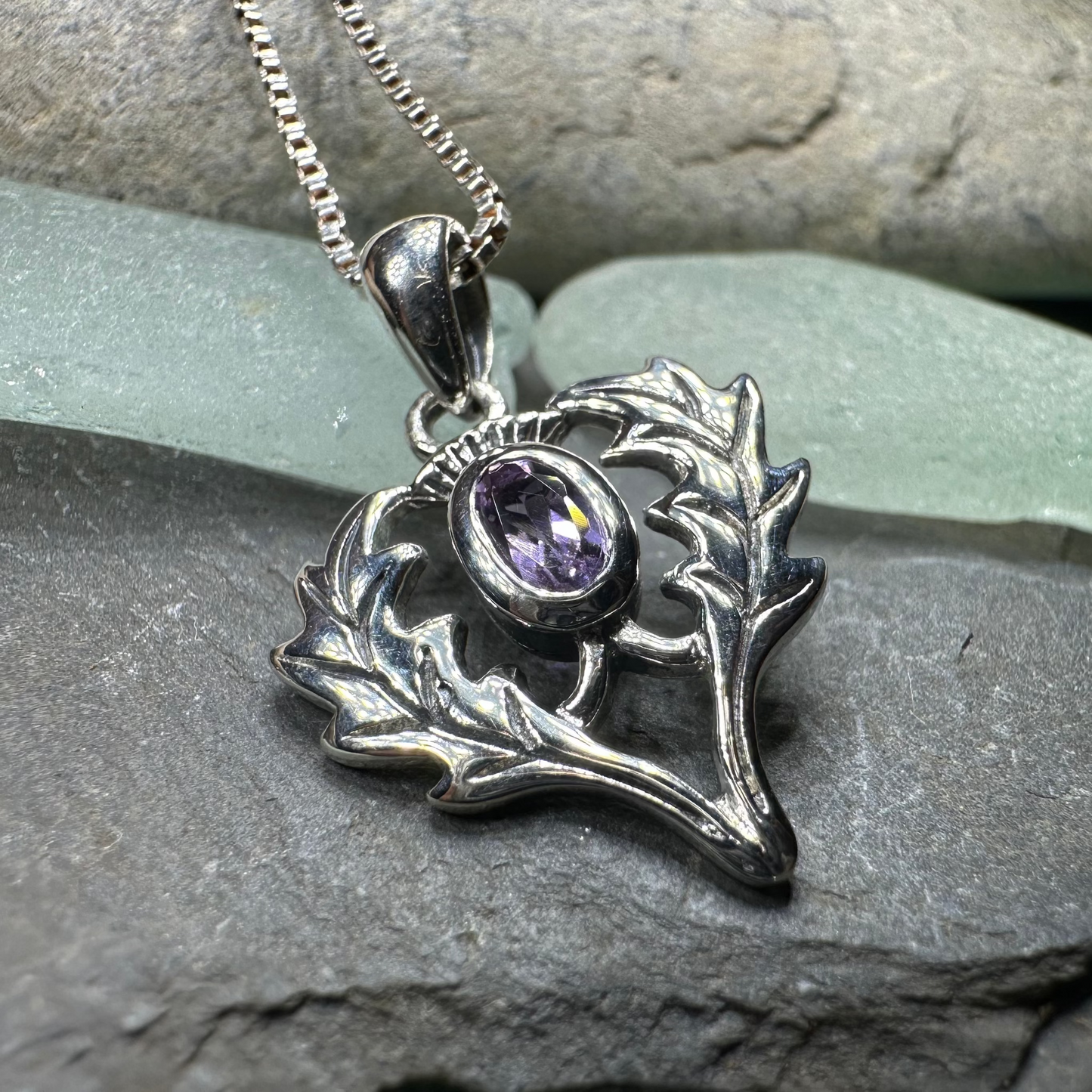 Argyll Thistle Necklace — view 3