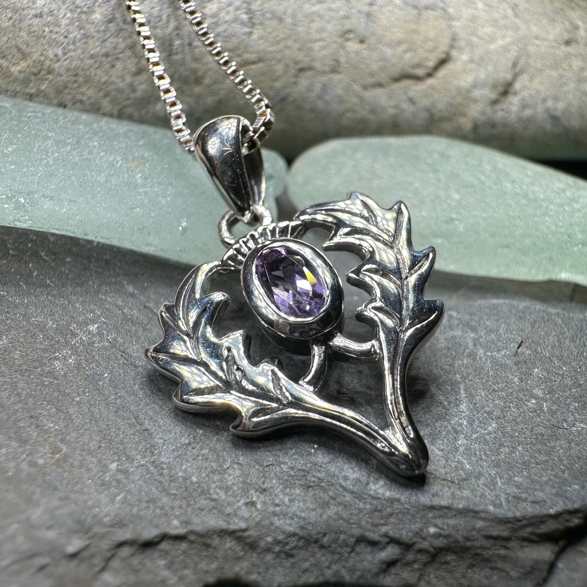 Argyll Thistle Necklace — view 3