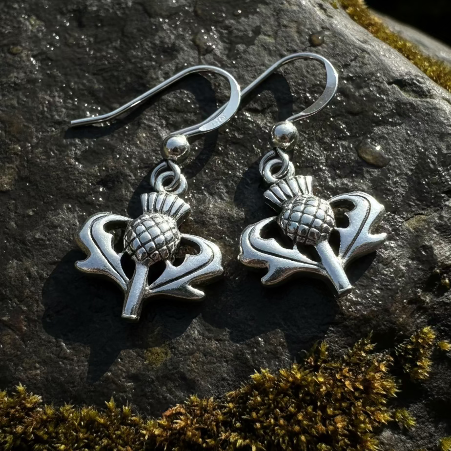 Mackenzie Sweet Thistle Earrings in sterling silver