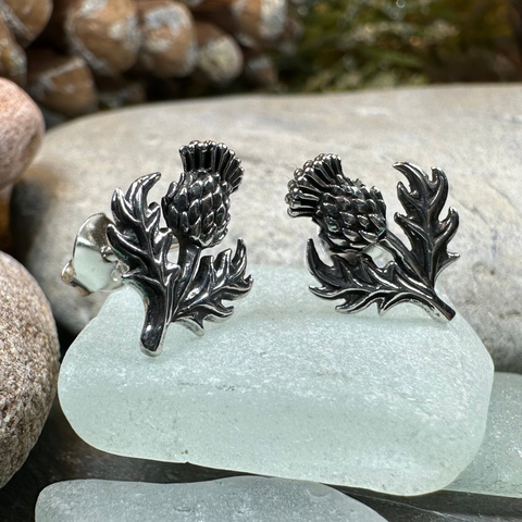 Load image into Gallery viewer, Wildwood Thistle Post Earrings
