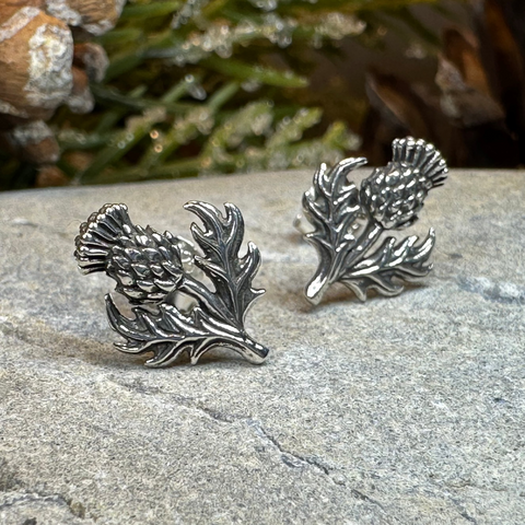 Load image into Gallery viewer, Wildwood Thistle Post Earrings
