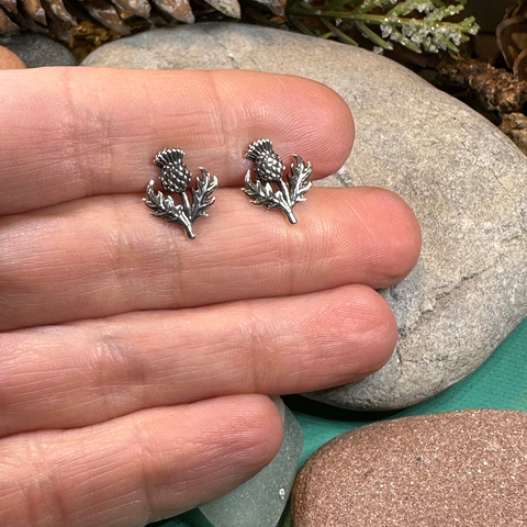 Load image into Gallery viewer, Wildwood Thistle Post Earrings

