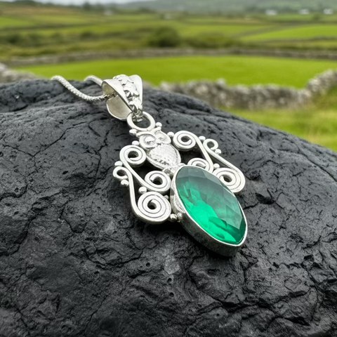 Load image into Gallery viewer, Mirra Owl Necklace in Sterling Silver
