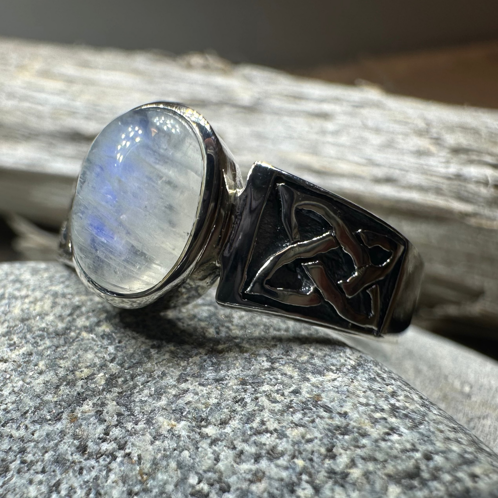 Syra Celtic Knot Ring in Sterling Silver — view 9