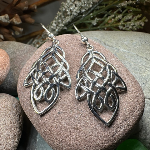 Load image into Gallery viewer, Aine Celtic Knot Earrings
