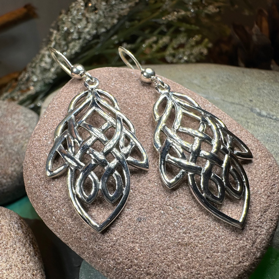 Aine Celtic Knot Earrings