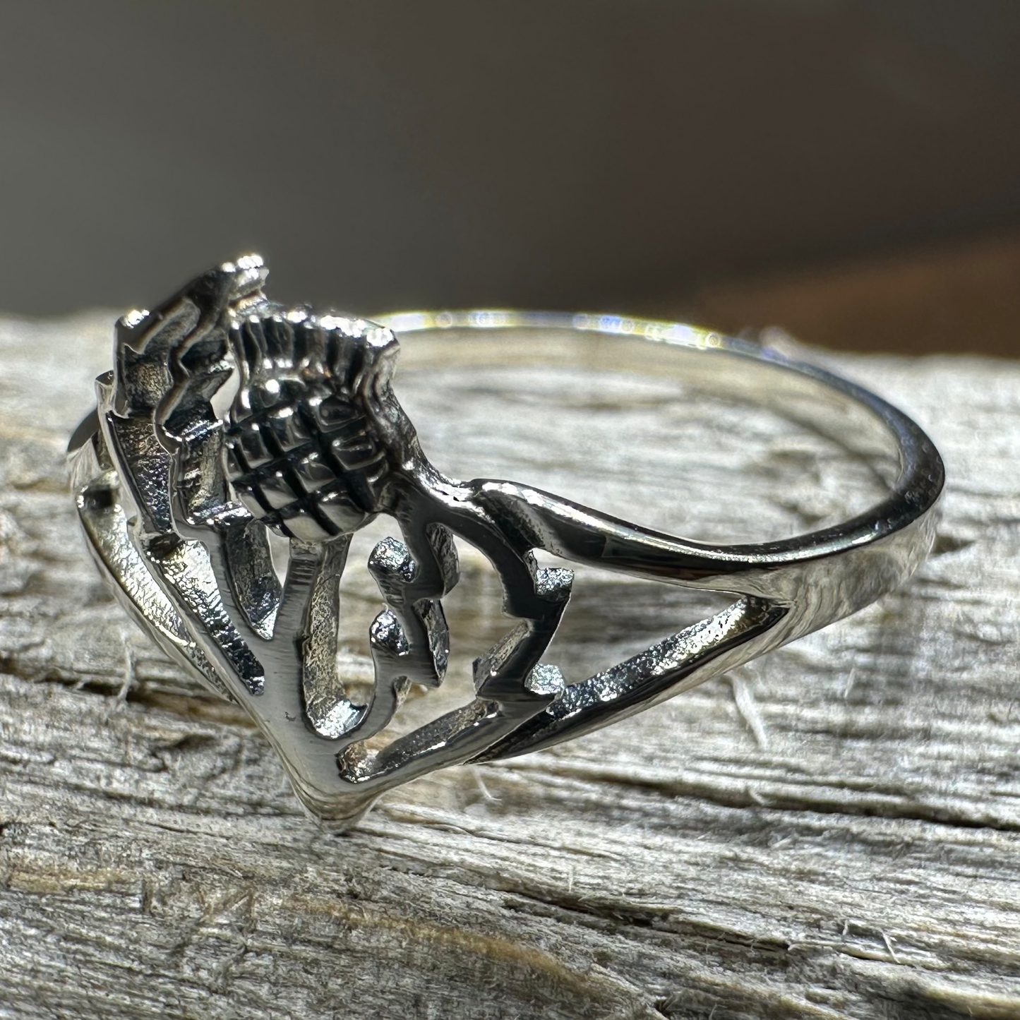 Anice Scottish Thistle Ring — view 4