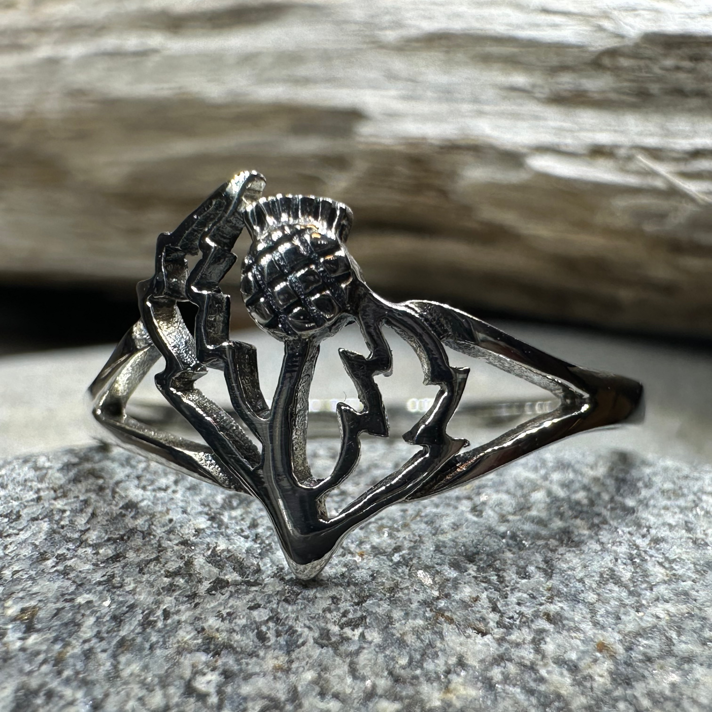 Anice Scottish Thistle Ring — view 7