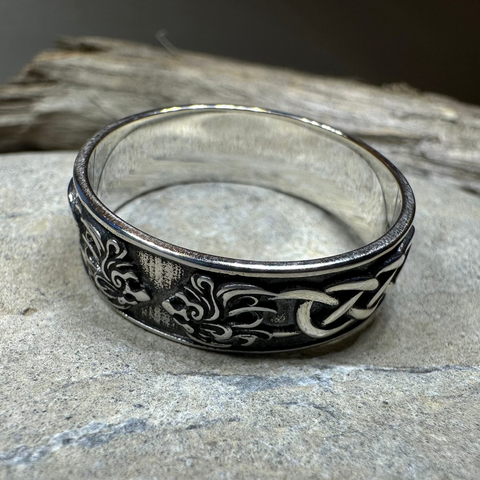 Load image into Gallery viewer, Celtic Lion Ring
