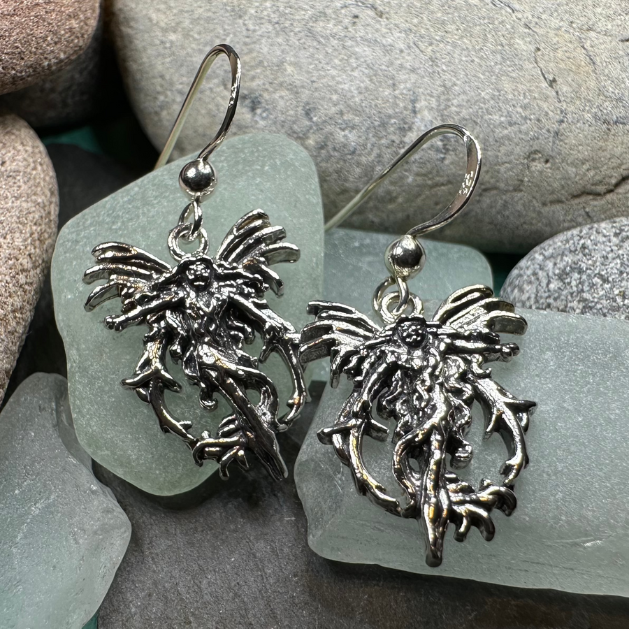Pixie Fairy Earrings in Sterling Silver