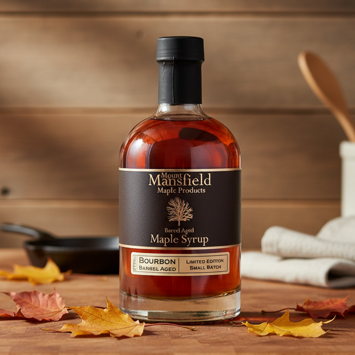 Bourbon Barrel Aged Vermont Maple Syrup