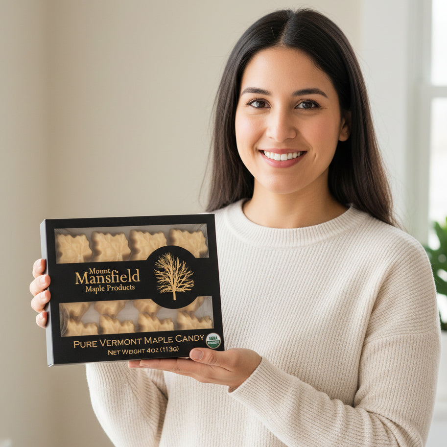 Organic Pure Maple Sugar Candy - Made in Vermont