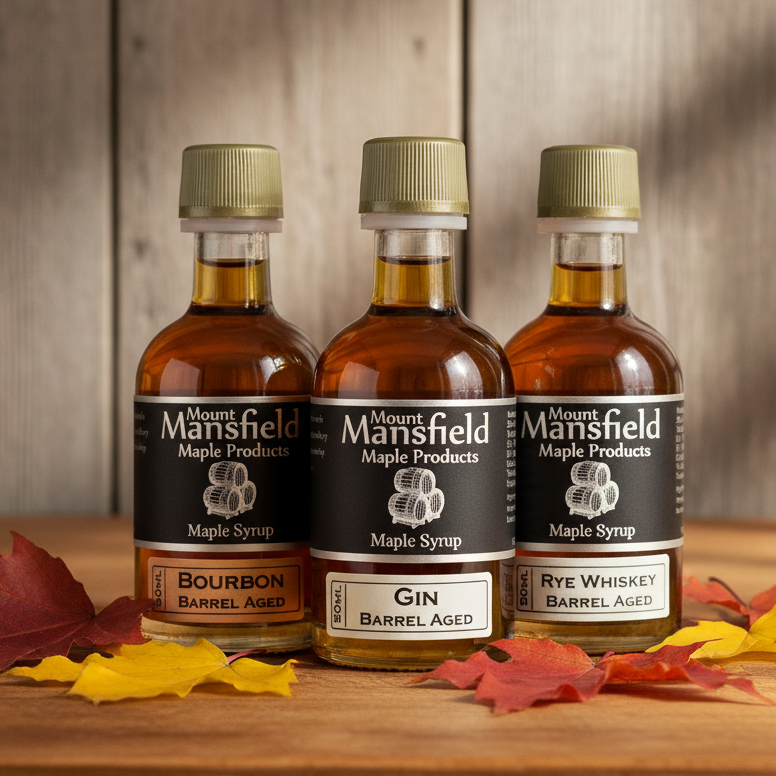 3-Pack Barrel Aged Vermont Maple Syrup Sampler Set