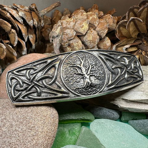 Load image into Gallery viewer, Celtic Tree of Life Hair Clip for Women
