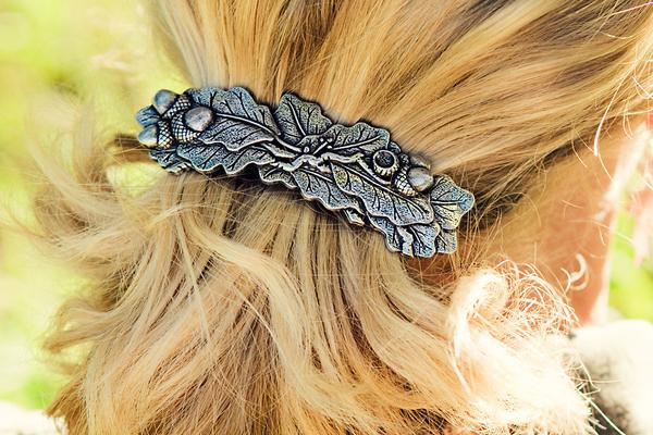 Celtic hair clip.