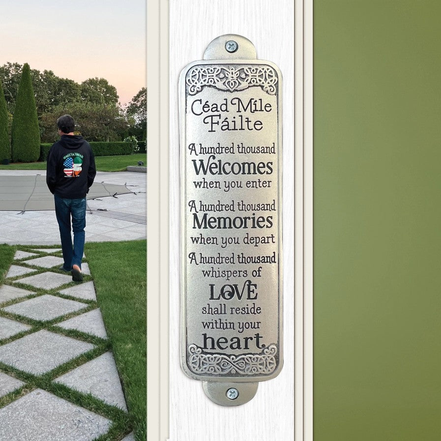 Irish Welcome Door Plaque