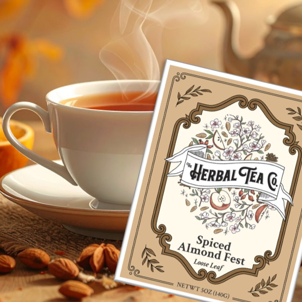 Spiced Almond Fest Herbal Tea - Naturally Caffeine Free