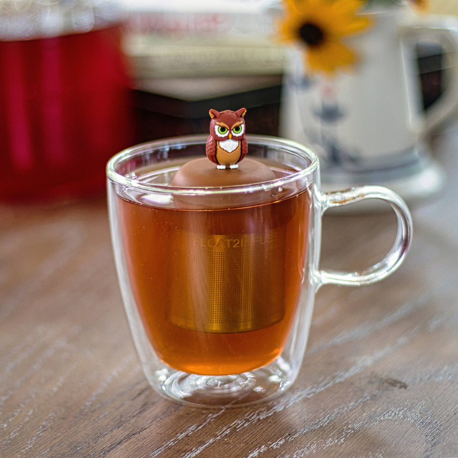 Floating Owl Tea Infuser - Cute Animal Tea Infuser for Loose Leaf Tea