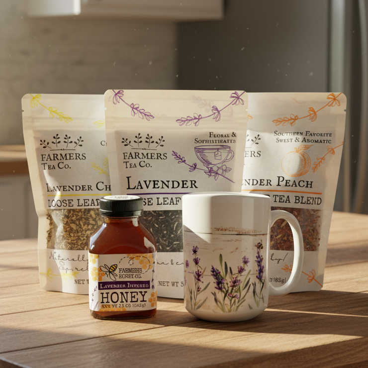 Lavender Tea & Honey Gift Box